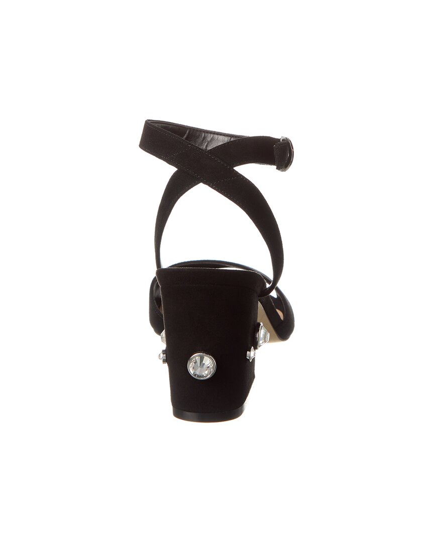 Stuart Weitzman Allshine Block 75 Suede Sandal3