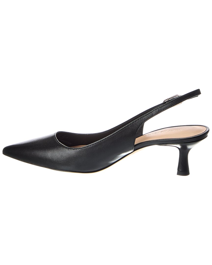 Stuart Weitzman Isla 50 Leather Slingback Pump