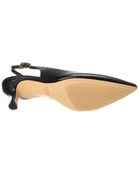 Stuart Weitzman Isla 50 Leather Slingback Pump
