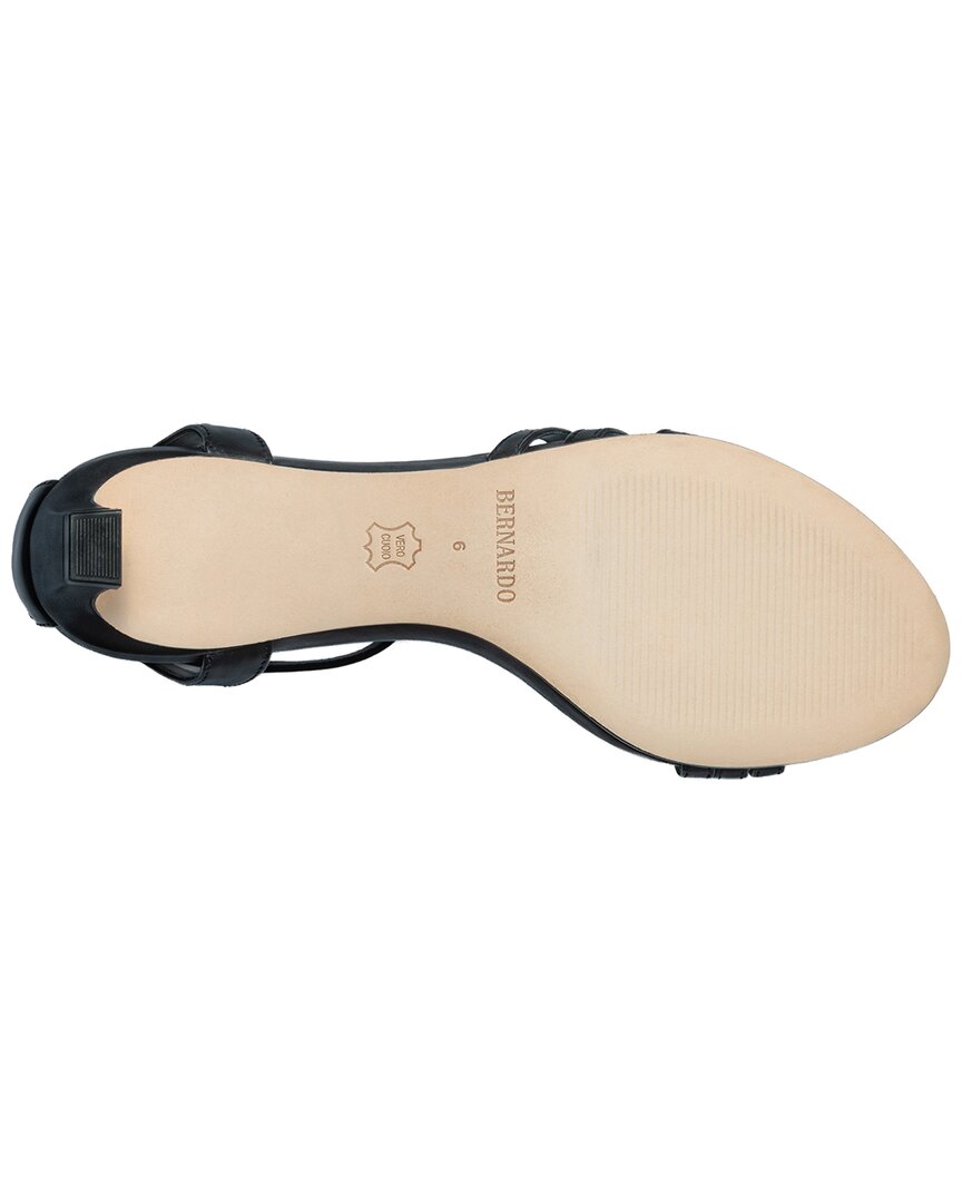 Bernardo Bernardo Lima Leather Low Heel Sandal