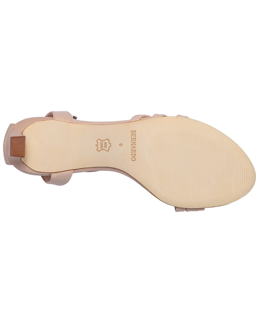 Bernardo Bernardo Lima Leather Low Heel Sandal