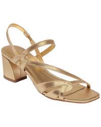Bernardo Gyoda Leather Mid Heel Sandal