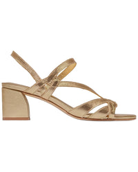 Bernardo Gyoda Leather Mid Heel Sandal