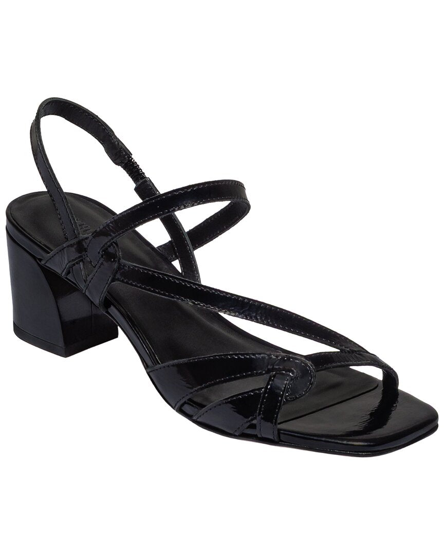 Bernardo Bernardo Gyoda Patent Mid Heel Sandal