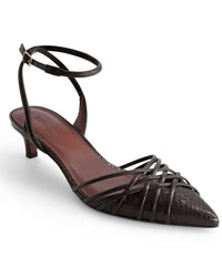 Bernardo Bernardo Minu Leather Kitten Heel Pump