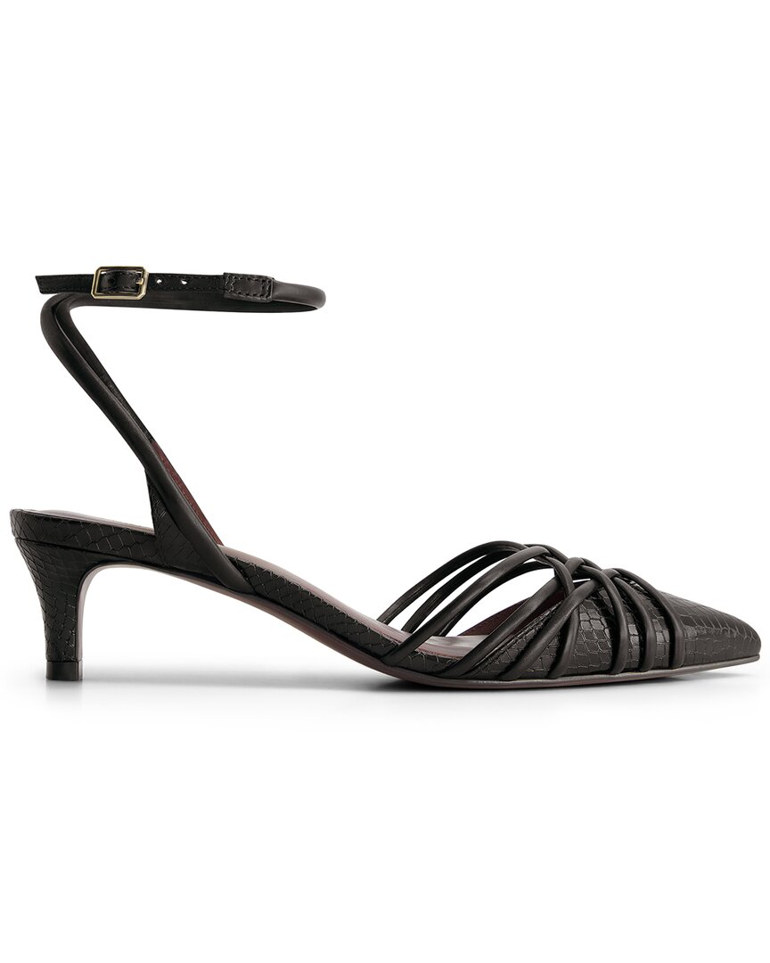 Bernardo Bernardo Minu Leather Kitten Heel Pump