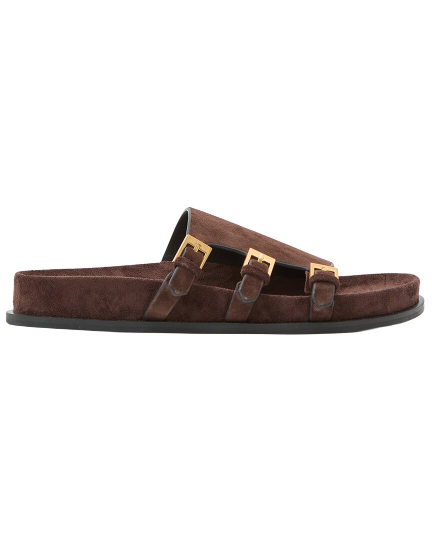 Reiss Reiss Lauren Suede Flat Sandal