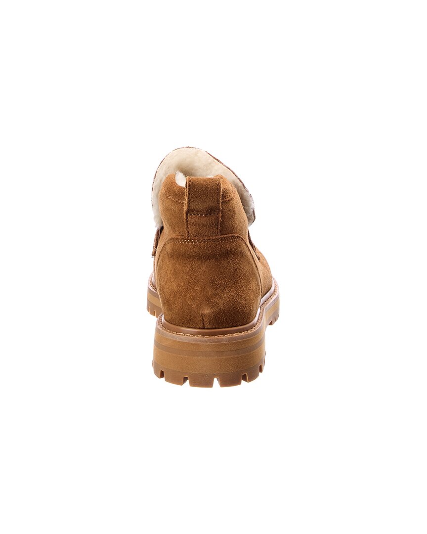 Madewell Rory Lug Loafer Bootie - Suede Shearling