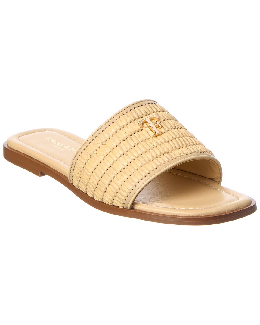 Tiffany & Fred Paris Raffia Sandal