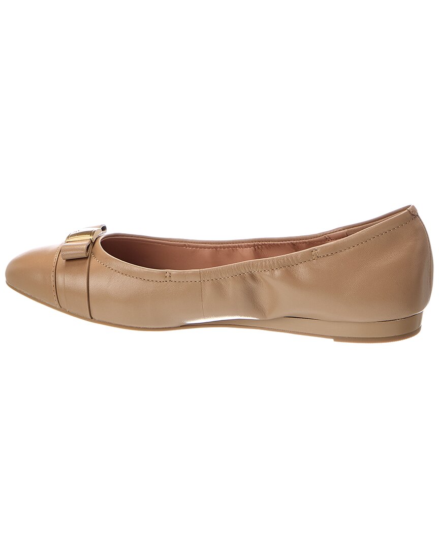 Cole Haan Go-To Tova Bow Leather Ballet Flat