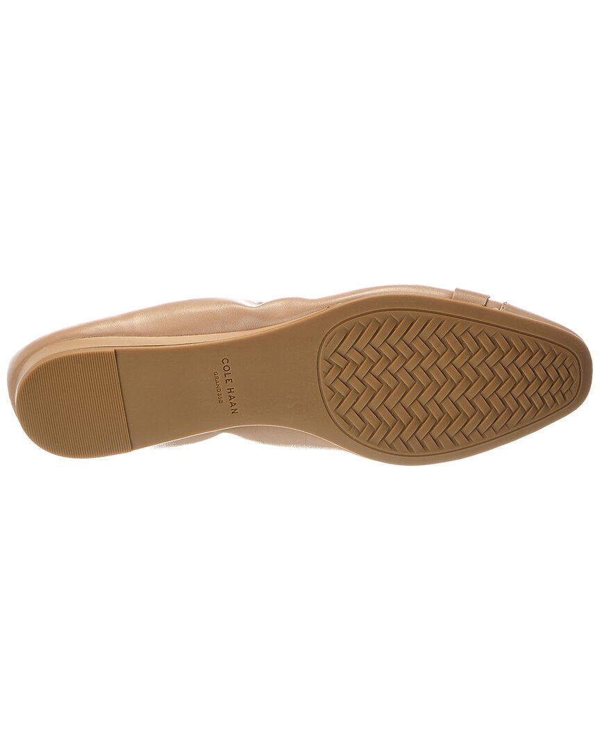 Cole Haan Go-To Tova Bow Leather Ballet Flat