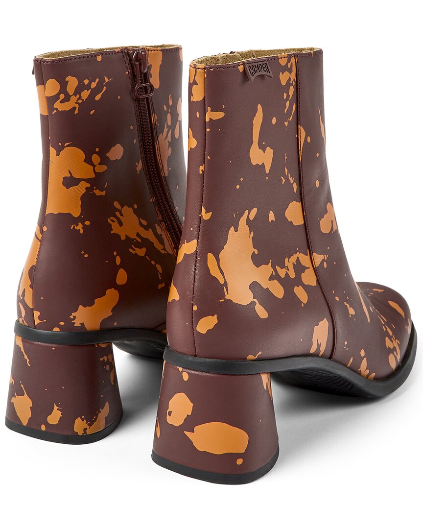 Camper Kiara Leather Zip Bootie