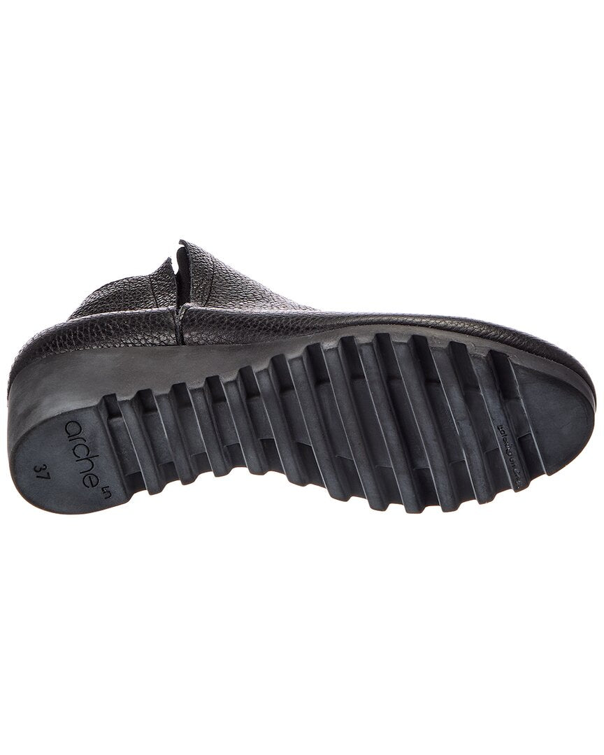 Arche Arche Larkya Leather Wedge Bootie