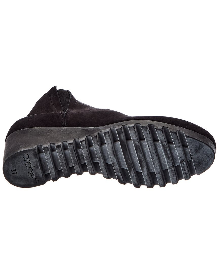 Arche Arche Larkya Leather Wedge Bootie