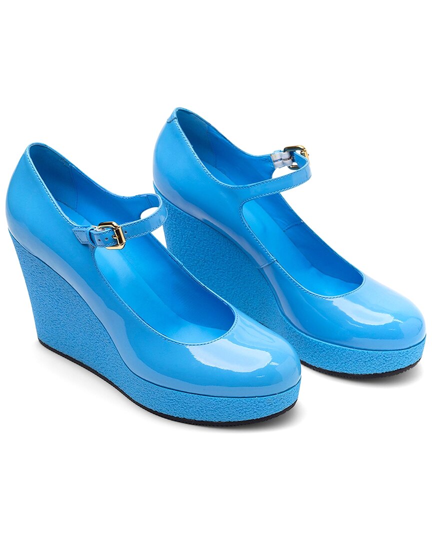 Hogan Hogan H449 Lace-Up Leather Platform Pump