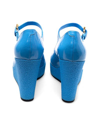 Hogan Hogan H449 Lace-Up Leather Platform Pump