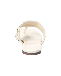 Schutz Aria Leather Thong Flat