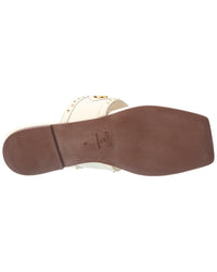 Schutz Aria Leather Thong Flat