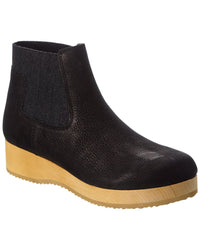 Eileen Fisher Words-On Leather Boot