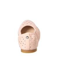 Stuart Weitzman Bling Suede Ballet Flat