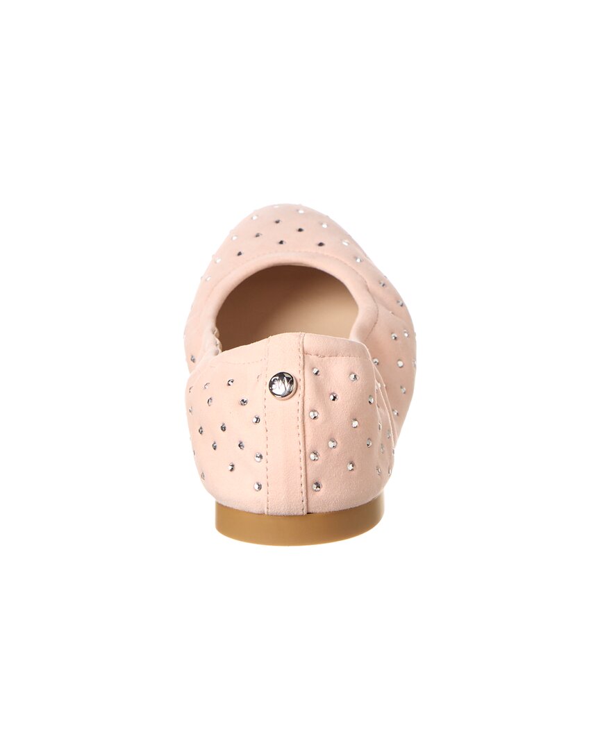 Stuart Weitzman Bling Suede Ballet Flat
