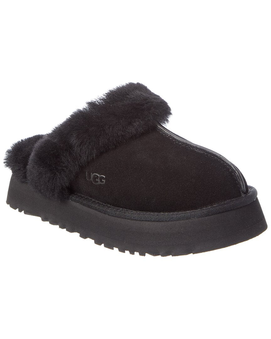 UGG Ugg Disquette Suede & Shearling Slipper