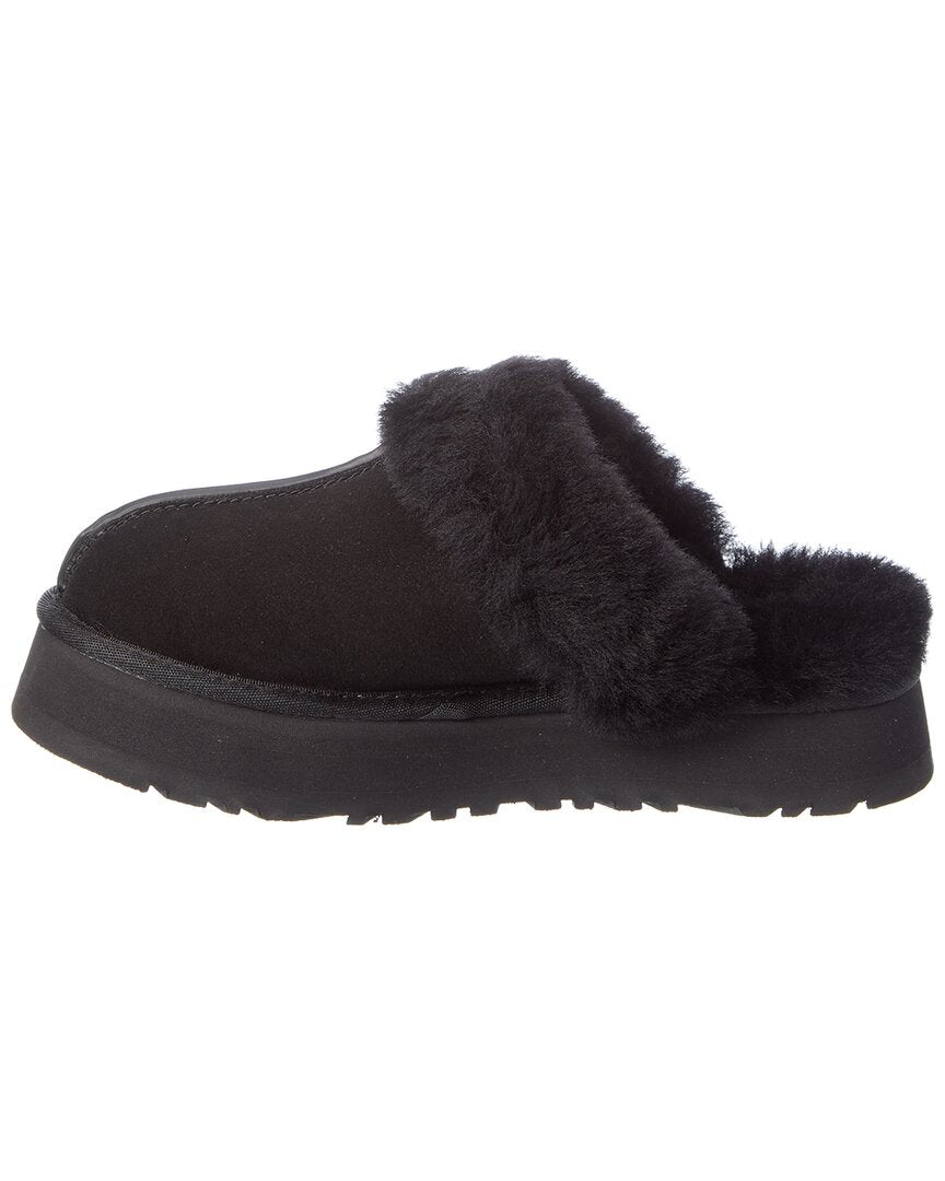 UGG Ugg Disquette Suede & Shearling Slipper