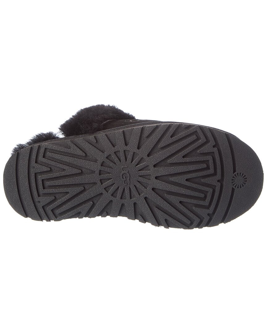 UGG Ugg Disquette Suede & Shearling Slipper
