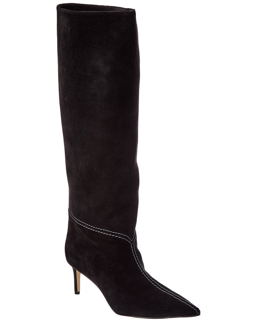 Alexandre Birman Malva 60 Suede Knee-High Boot