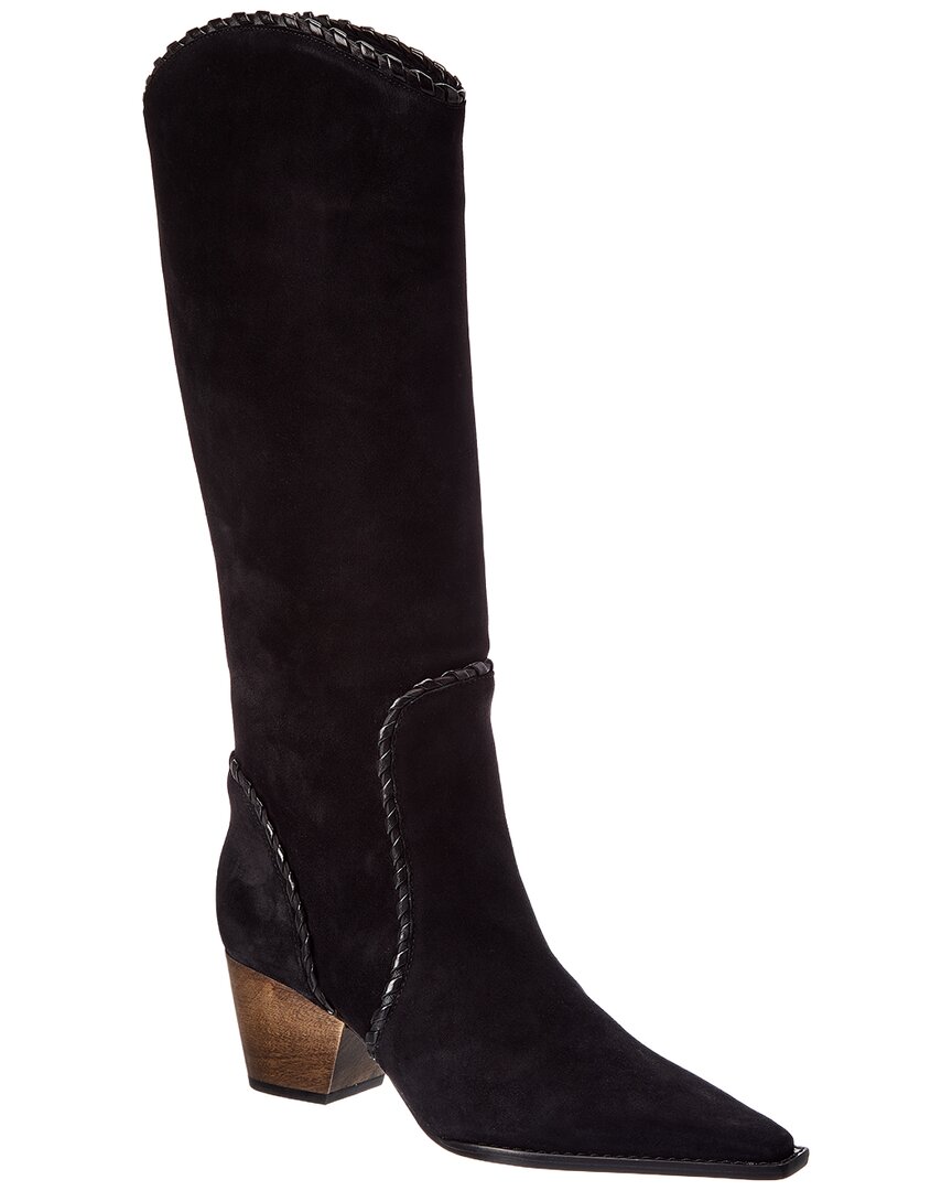 Alexandre Birman Victoria Saddle 60 Suede Knee-High Boot