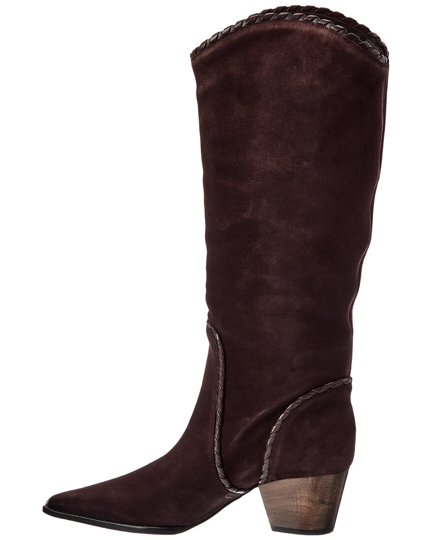 Alexandre Birman Victoria Saddle 60 Suede Knee-High Boot