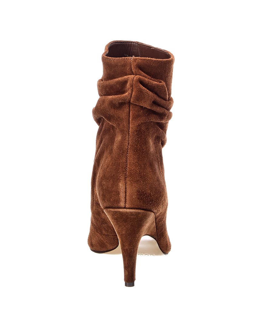 Alexandre Birman Tati Slouch Mini Suede Boot