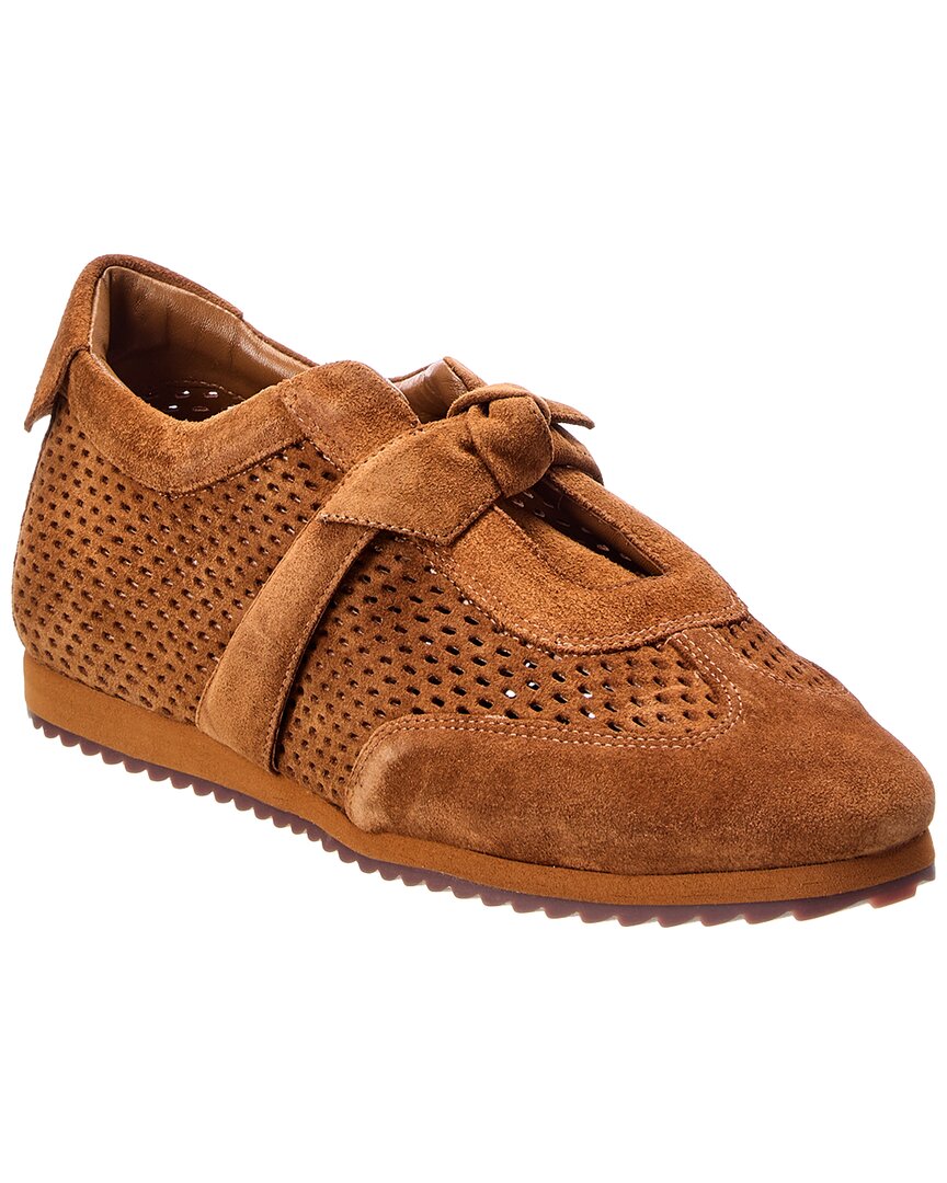 Alexandre Birman Clarita Laser Ballet Suede Sneaker