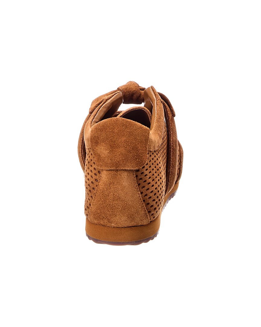 Alexandre Birman Clarita Laser Ballet Suede Sneaker