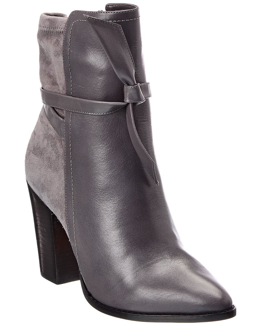 Alexandre Birman Clarita Tie 90 Leather & Suede Bootie
