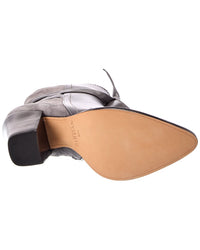 Alexandre Birman Clarita Tie 90 Leather & Suede Bootie