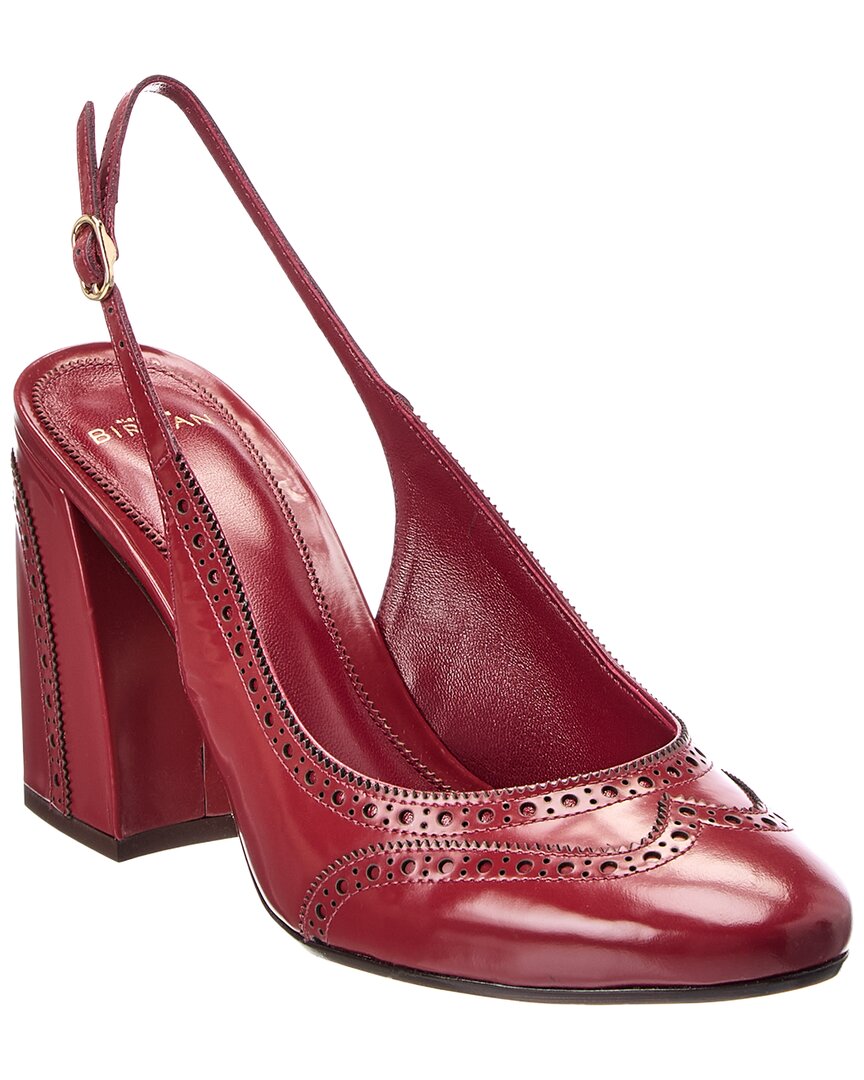 Alexandre Birman Slingback Brogue 85 Leather Pump