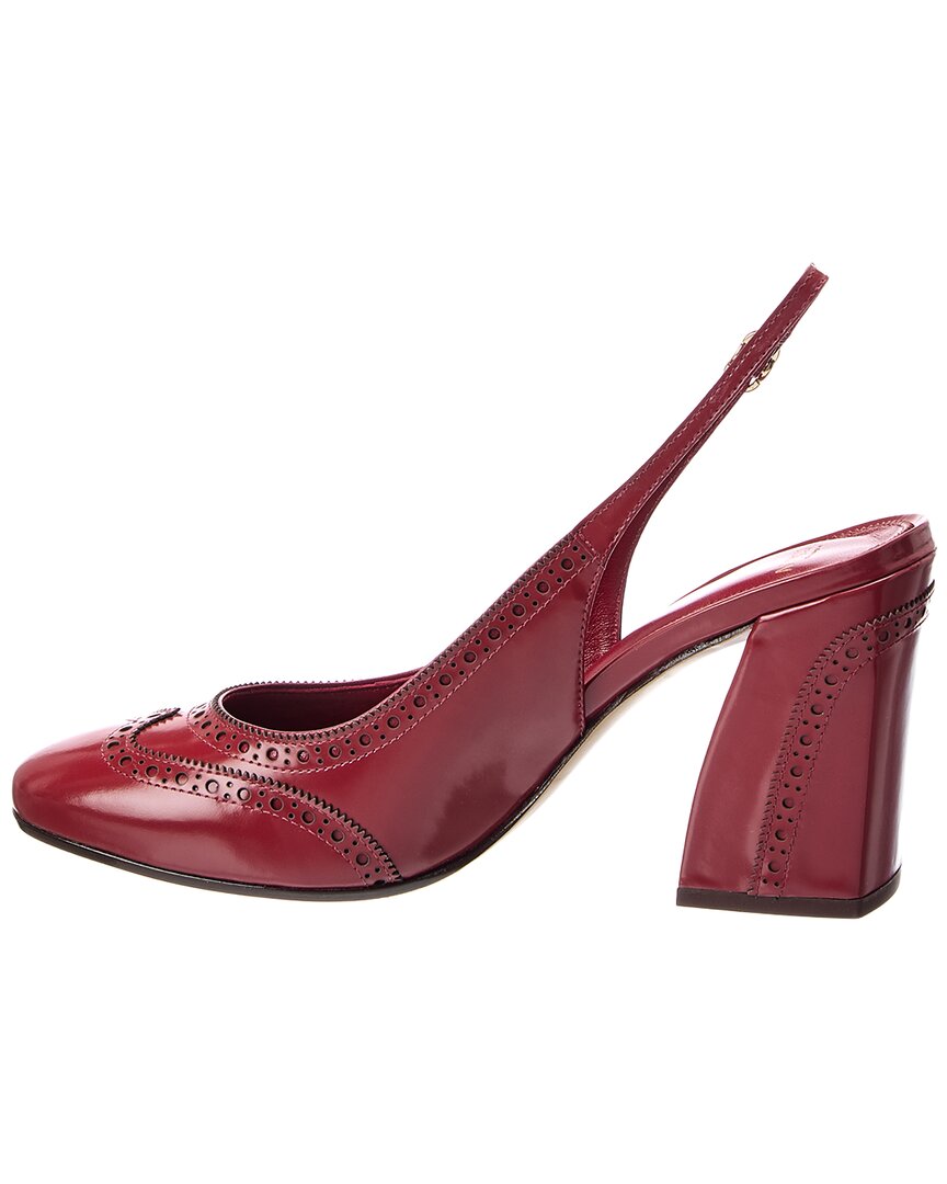 Alexandre Birman Slingback Brogue 85 Leather Pump