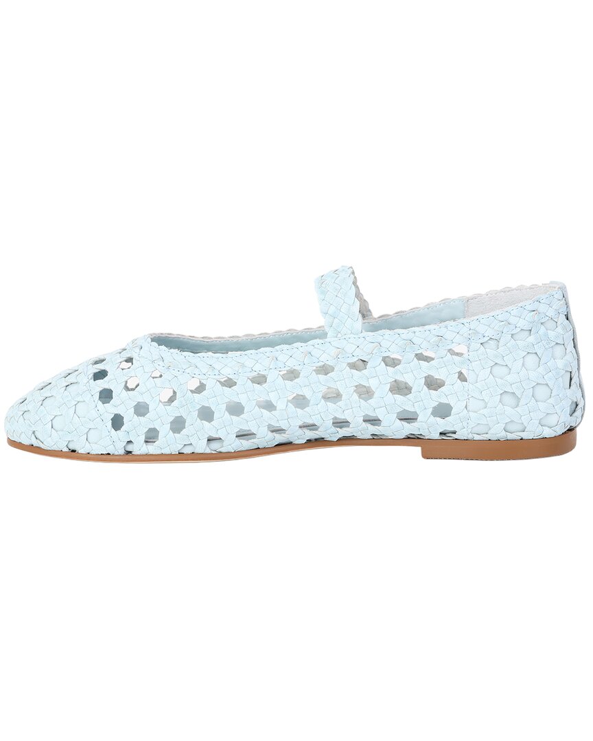 Tiffany & Fred Paris Crochet Leather Flat