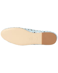 Tiffany & Fred Paris Crochet Leather Flat