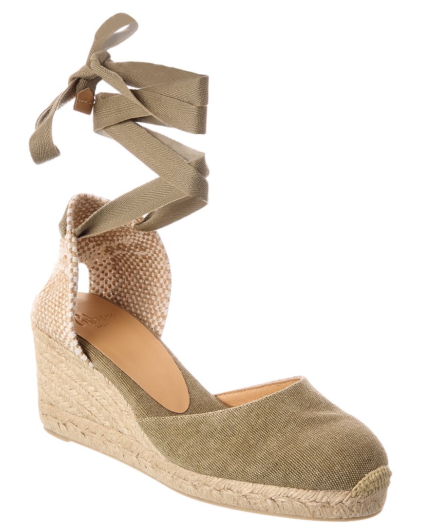 Castañer Carina Canvas Wedge Sandal