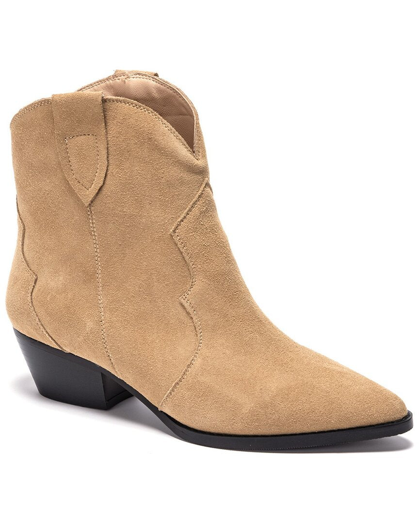 Soho Collective Georgia Suede Boot Khaki