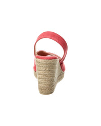 Castañer Brisa Canvas Slingback Wedge Sandal