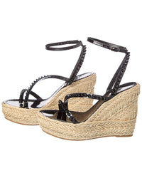 Christian Louboutin Christian Louboutin Mafaldina Zeppa 120 Leather Wedge Sandal