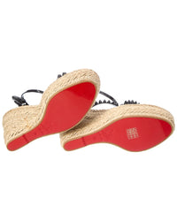 Christian Louboutin Christian Louboutin Mafaldina Zeppa 120 Leather Wedge Sandal