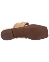 Schutz Aria Suede Thong Flat