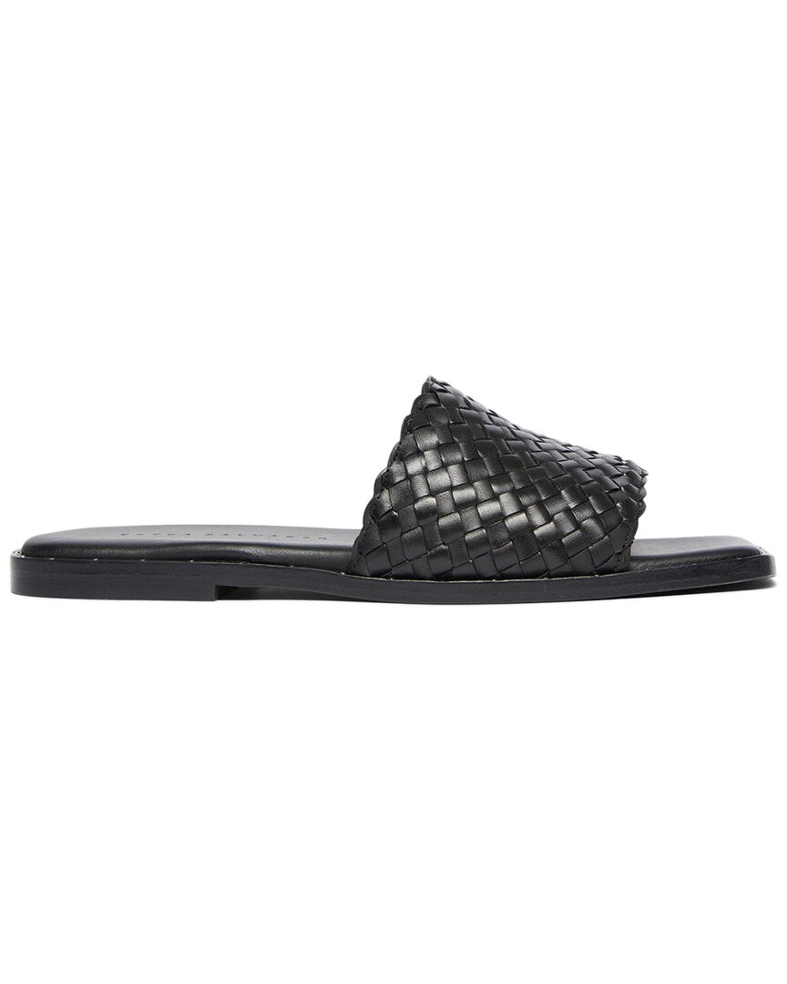 Freda Salvador Coco Leather Sandal 6 Black