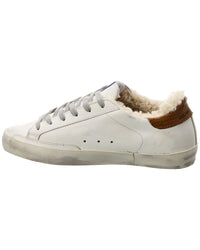Golden Goose Superstar Leather & Shearling Sneaker