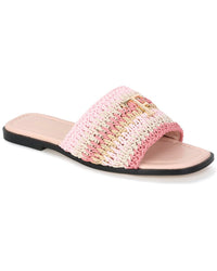 Tiffany & Fred Paris Raffia Sandal