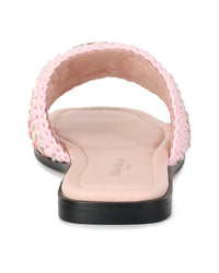 Tiffany & Fred Paris Raffia Sandal